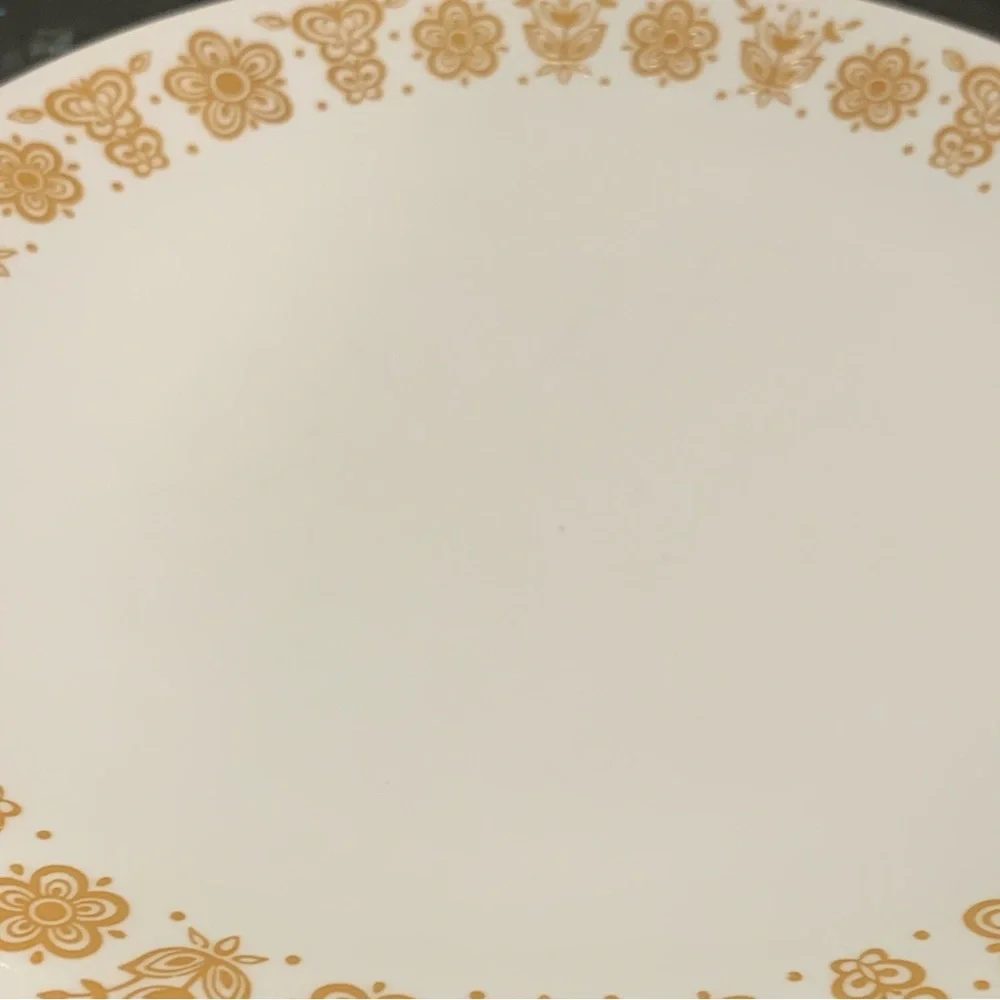 Vintage Corelle By Corning Butterfly Gold 10” Dinner Plates Set Of 4 EUC - Picture 3 of 7